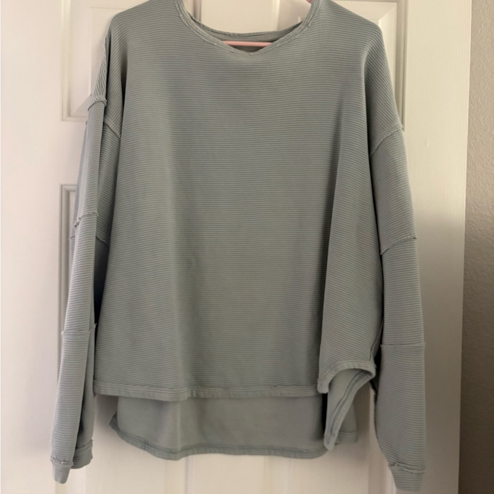 We The Free Ribbed Long-Sleeve Pullover